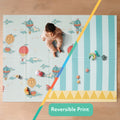 Reversible Floor Mat | Hot Air Balloons