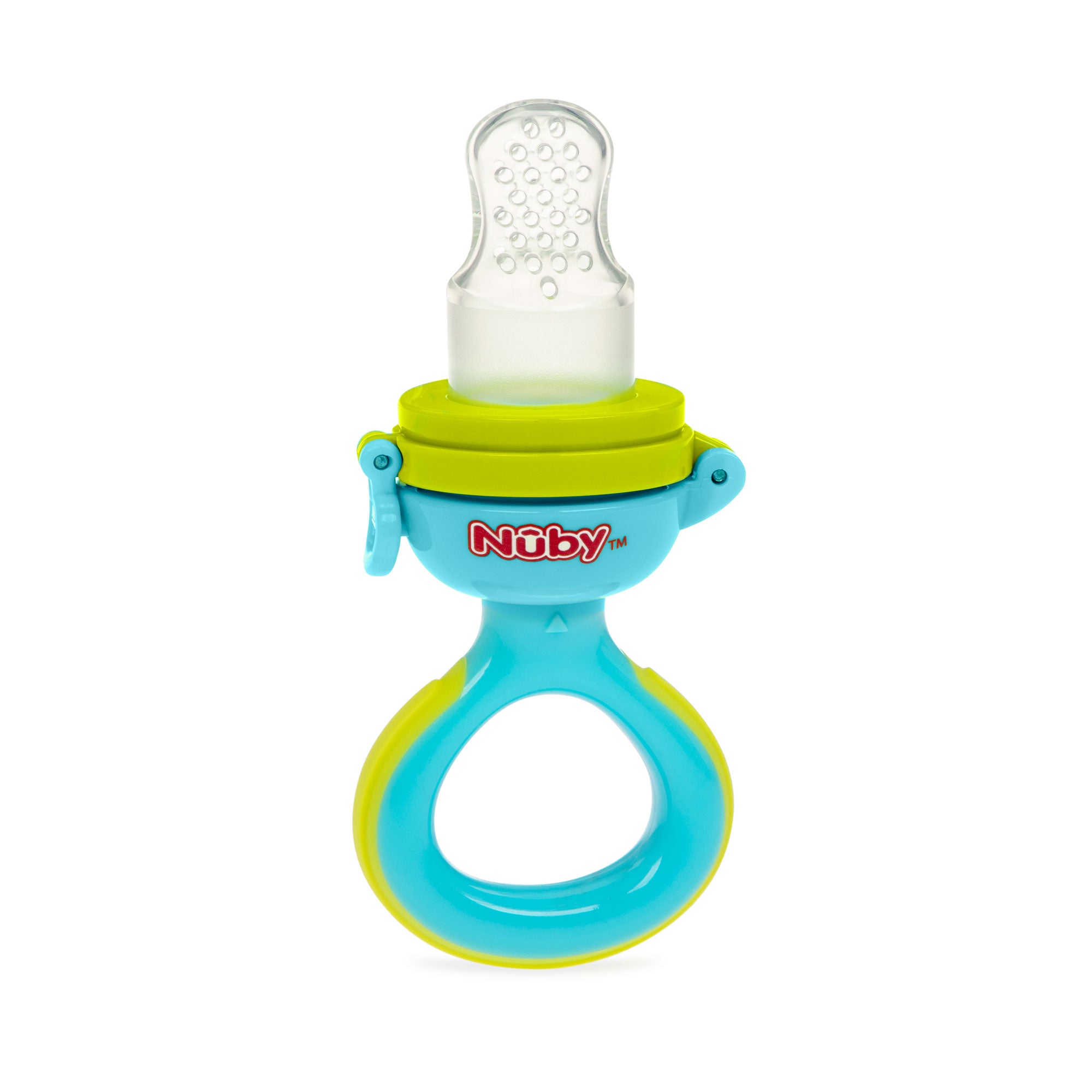 Multiple Size Baby Food Pacifier Feeder Rotate Push Handle