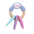 Wood and Silicone Natural Teether Keys