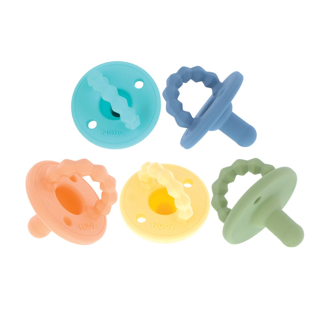 Silicone Softees Pacifier & Teether (5 Pack)