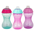 Clik-It Soft Spout Easy Grip Sippy Cup (3 Pack)