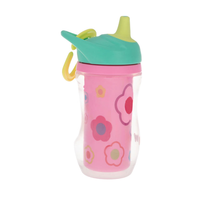 Active Sipper Insulated Cup | Green & Pink