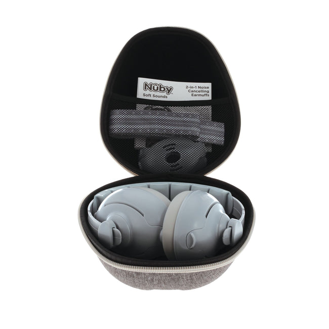 Soft Sounds 2-in-1 Noise Cancelling Earmuffs | Grey