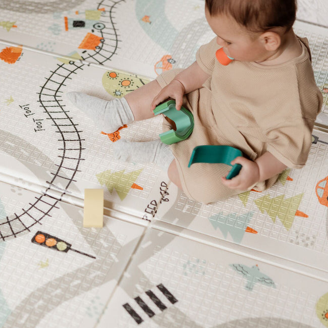 Reversible Floor Mat | Cars & Roads