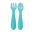 Silicone Easy Grip Fork and Spoon Set