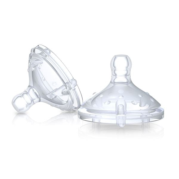 Natural Touch Fast Flow Replacement Nipple - 2 pack - Nuby US