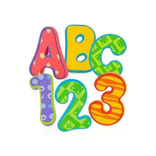 Foam Bath Letters & Numbers - Nuby US
