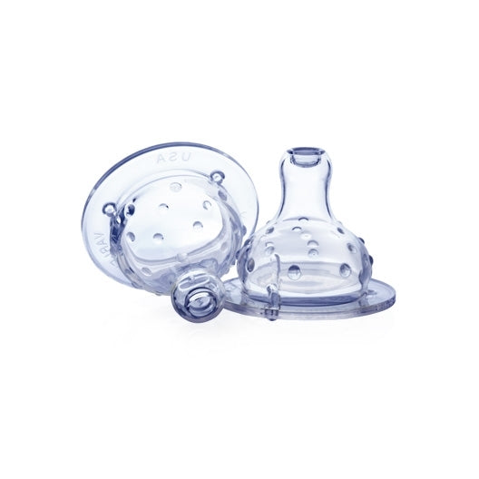Non-Drip Wide Neck Nipple - 2 pack - Nuby US