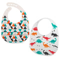 100% Silicone Bib - 2 pack - Nuby US