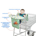 2-in-1 Universal Size Shopping Cart & High Chair Cover - Nuby US