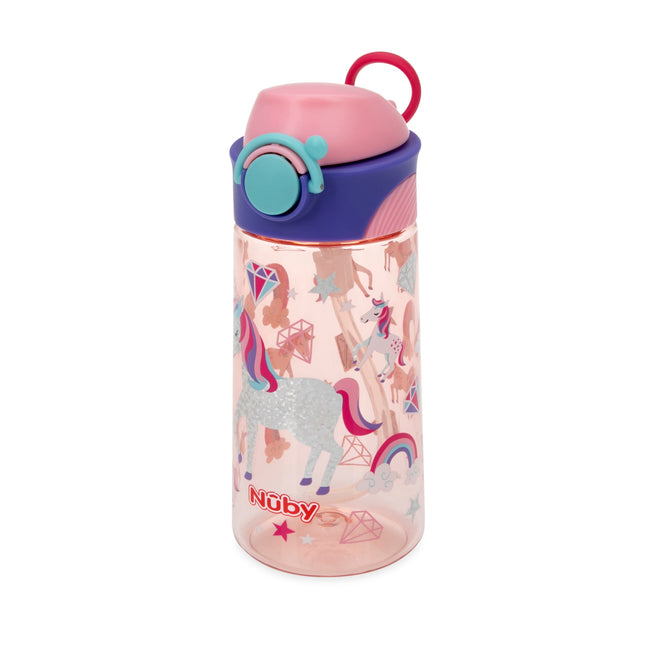 Thirsty Kids Flip-it Bolt - Unicorns - Nuby US
