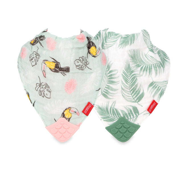 Soft Trends Cotton Muslin Bib - 2 pack - Nuby US