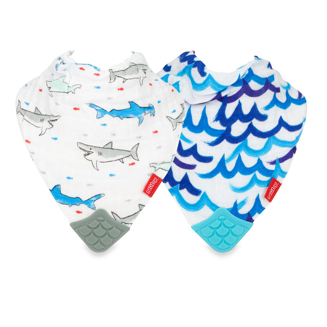 Soft Trends Cotton Muslin Bib - 2 pack - Nuby US