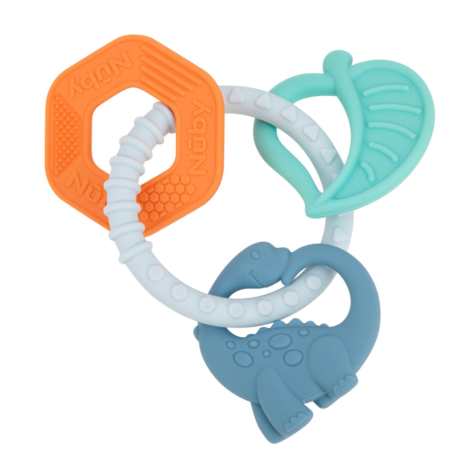 Soft Silicone Chewy Charms Teething Ring – Nuby