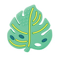 Silicone Teether with Pacifinder - Leaf - Nuby US