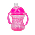 No-Spill Soft Spout Grip N' Sip Trainer Cup - Nuby US