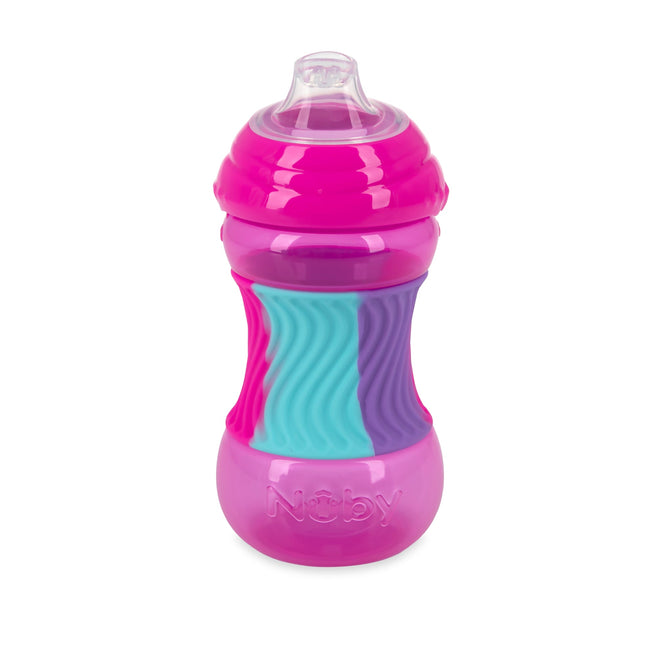 Sili Bands Soft Spout Cup - Pink - Nuby US
