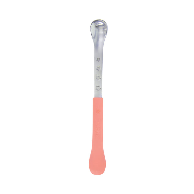 2-in-1 Silicone & Stainless Steel Feeding Spoons (3 Pack)