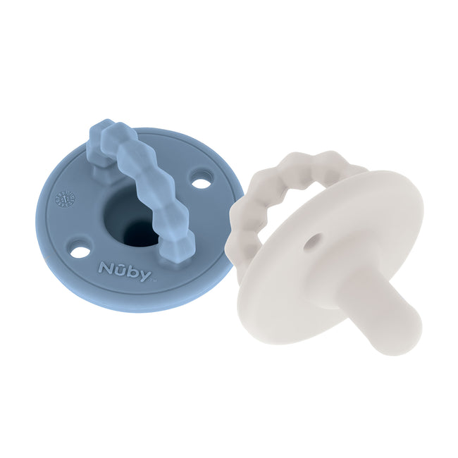 Silicone Softees Pacifier & Teether (2 Pack)
