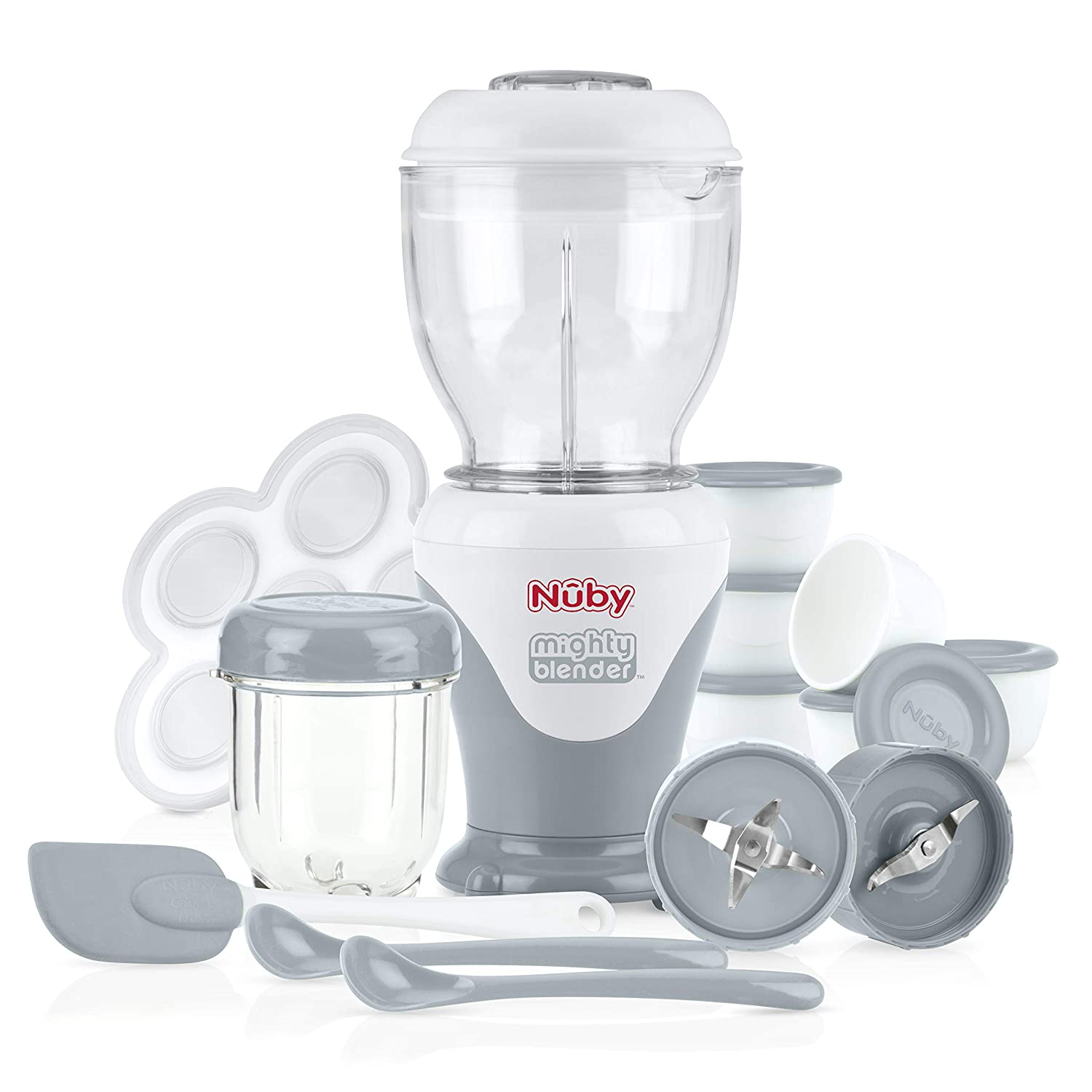 Mighty Blender 22-Piece Baby Food System – Nuby