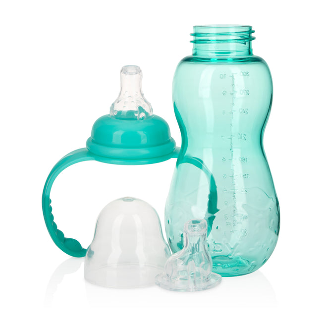 Bottle-to-Cup Standard Neck Bottle 10oz/300ml - Nuby US