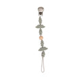 Silicone and Wood Beaded Pacifier Clip - Nuby US