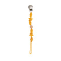 Silicone and Wood Beaded Pacifier Clip - Nuby US