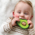 Avocado Muncher Silicone + Wood Teether - Nuby US