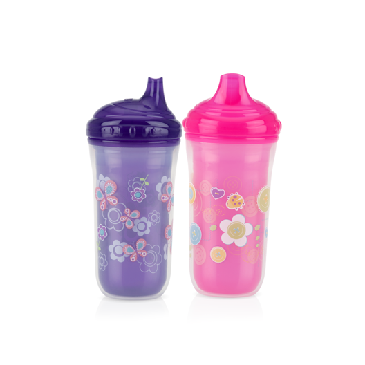 Sippy Cups for Baby 6+ Months Sippy Cup for 1+ Year Old - 2 in 1 Spout &  Straw Baby Sippy Cups 6-12 months Toddler No Spill Transition Weighted  Straw Sippy Cup 