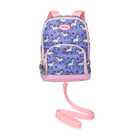 Quilted Backpack with Safety Harness