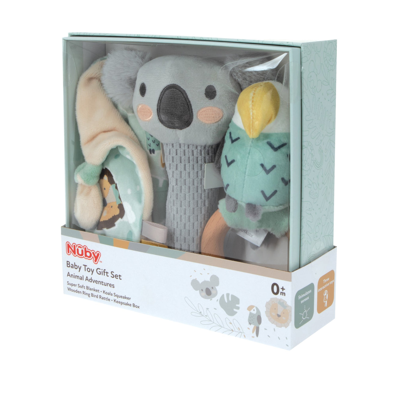 Animal Adventures Baby Toy Gift Set