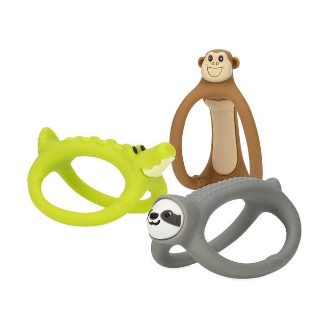 Loopals Silicone Teether | Sloth