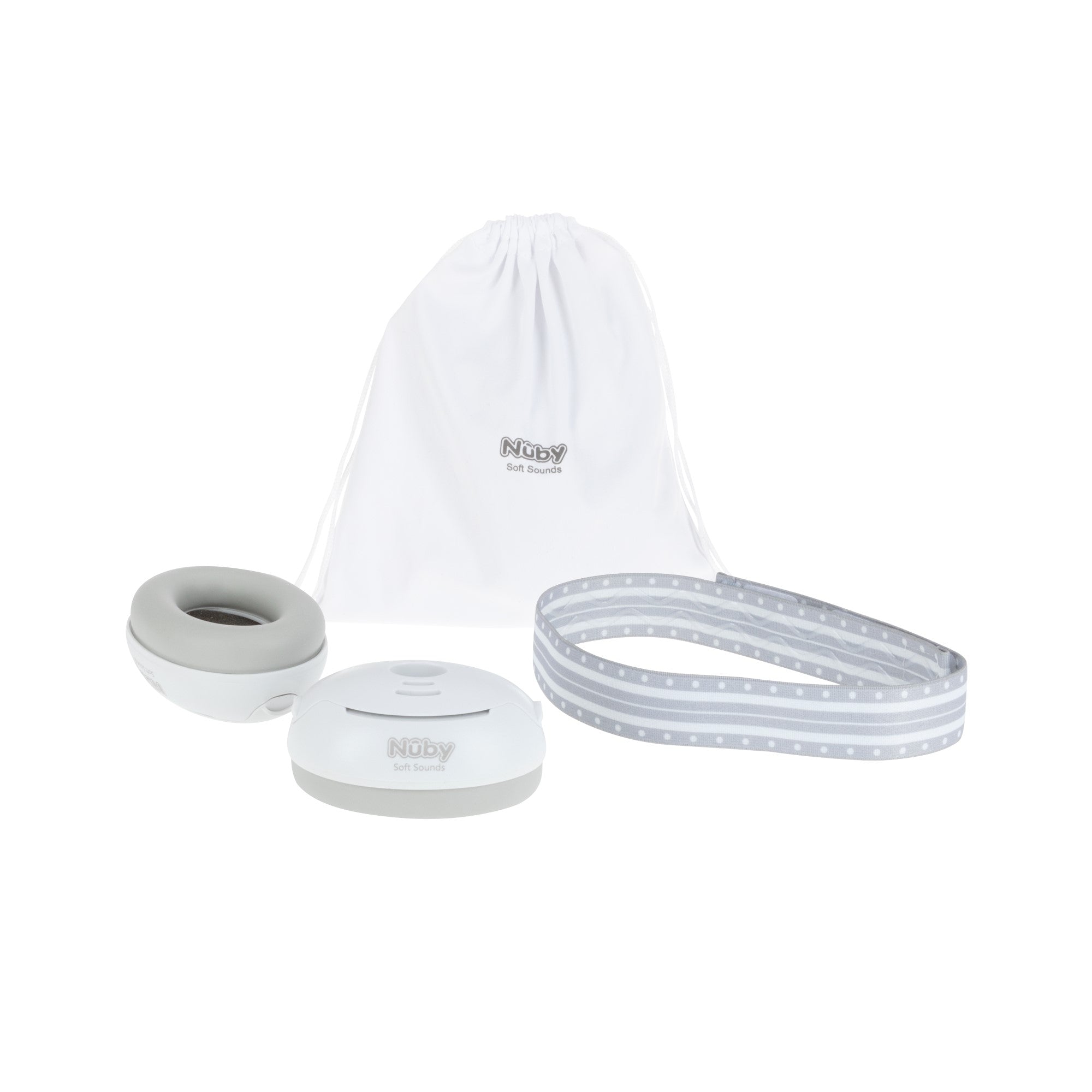 Soft Sounds Baby Earmuffs | White