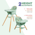 4-in-1 Multi-Use High Chair | Green Garden