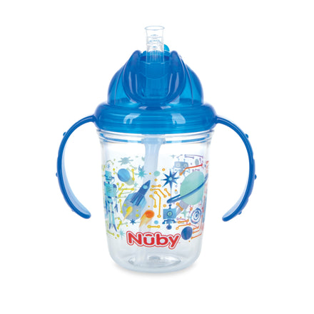 Nuby Stainless Steel Robo Cup 18m+ Blue