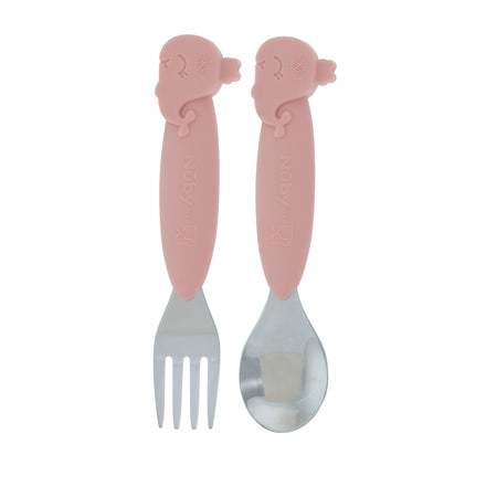 Animal Friends Silicone & Stainless Steel Utensils