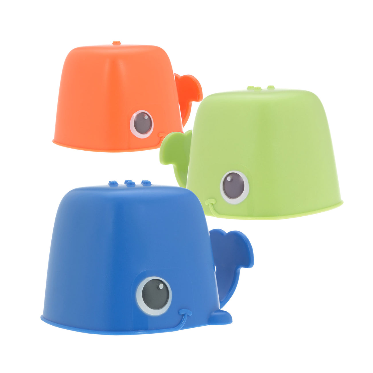 Whale Stacking Bath Cups