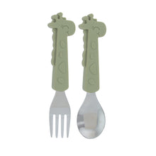 Animal Friends Silicone & Stainless Steel Utensils
