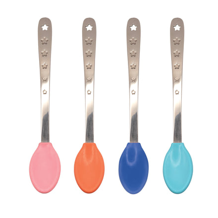 2-in-1 Hot Safe Feeding Spoons (4 Pack) – Nuby