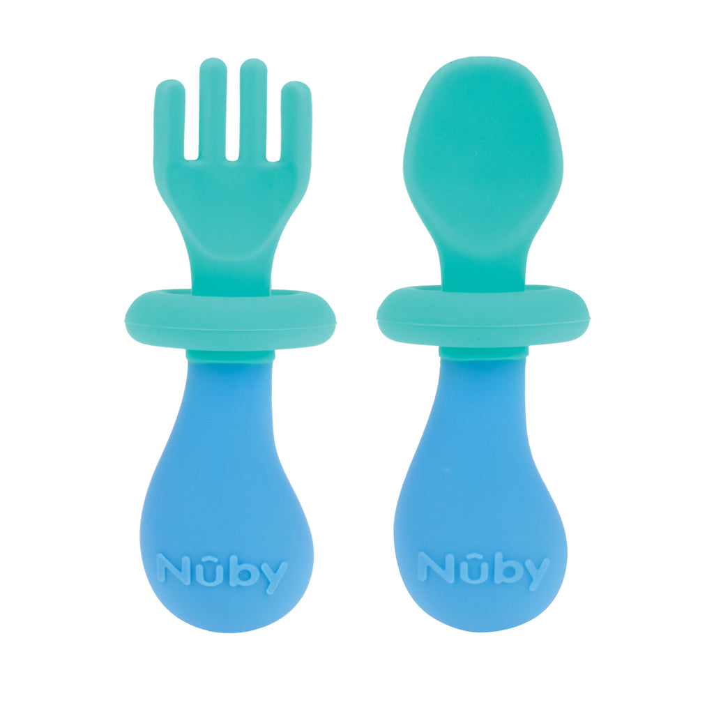 Nuby Baby's First Spoons Feeding Utensils for Babies, 3 Count 
