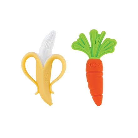 NanaNubs Gum Massager and Carrot Teether Set