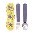 Stainless Steel Toddler Utensil Set | Monkey