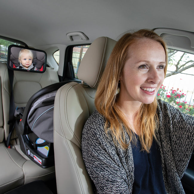 Shatterproof Rear Facing Backseat Baby View Mirror – Nuby