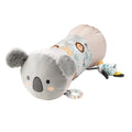 The Animal Adventures Bundle includes a plush koala-shaped baby pillow with soft ears, a patterned body, and a small blue toy bird—featuring pastel colors and friendly details. Perfect as a baby shower gift.