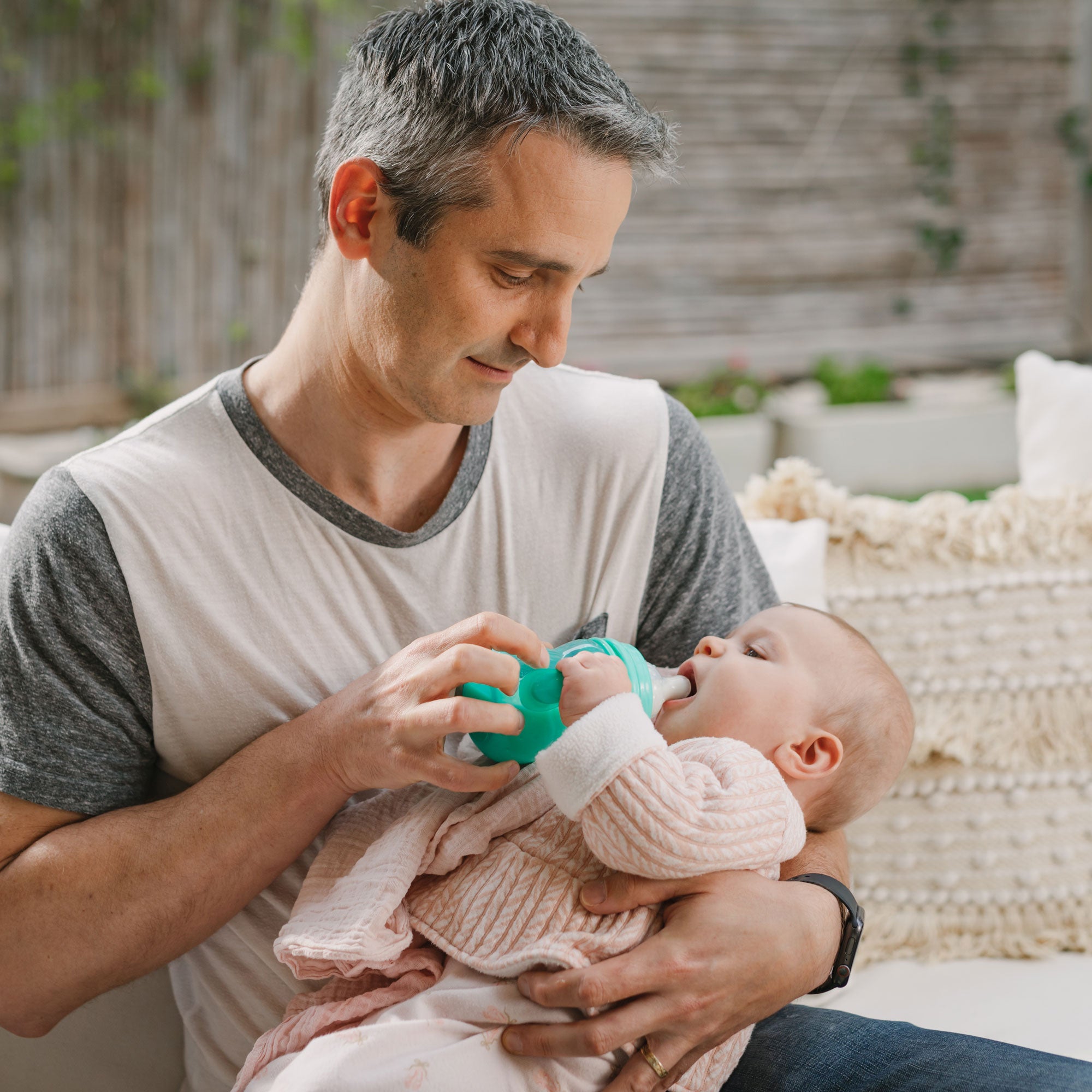 Bottle-to-Cup Wide Neck Bottle