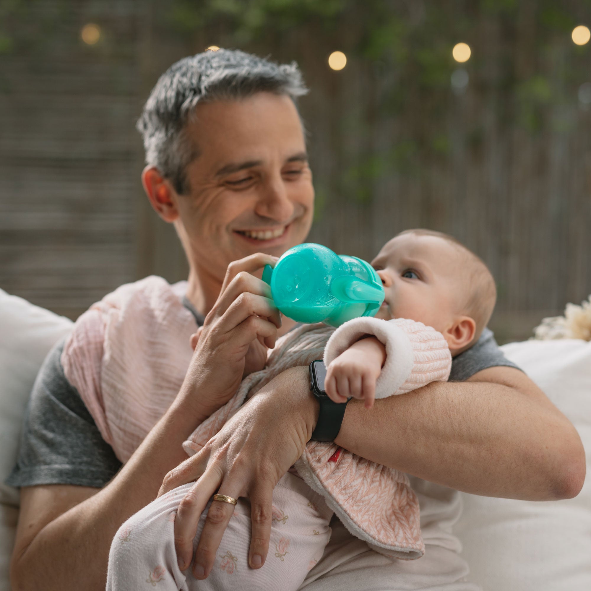 Bottle-to-Cup Wide Neck Bottle