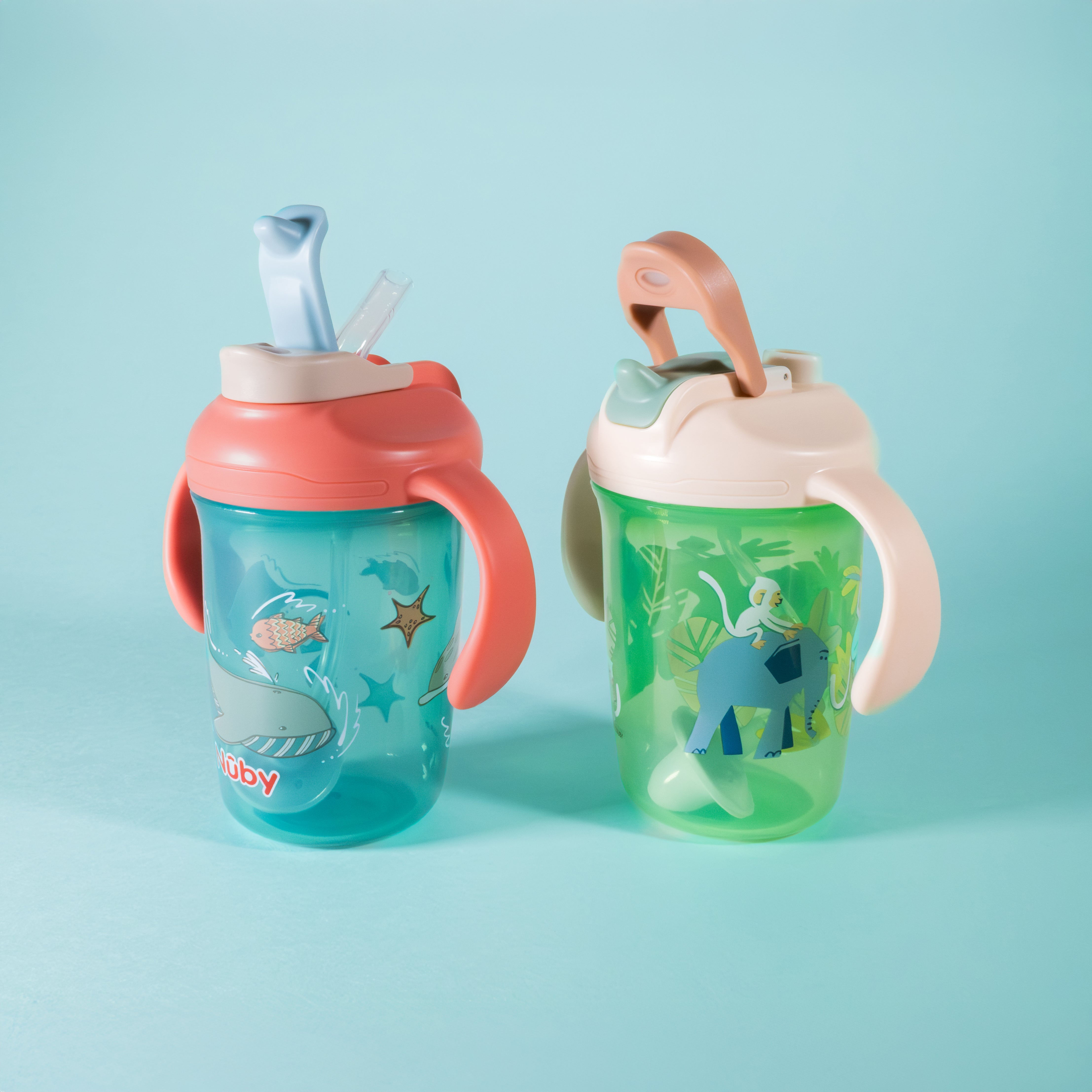 2-in-1 Toddler Cup (2 Pack) | Jungle & Ocean