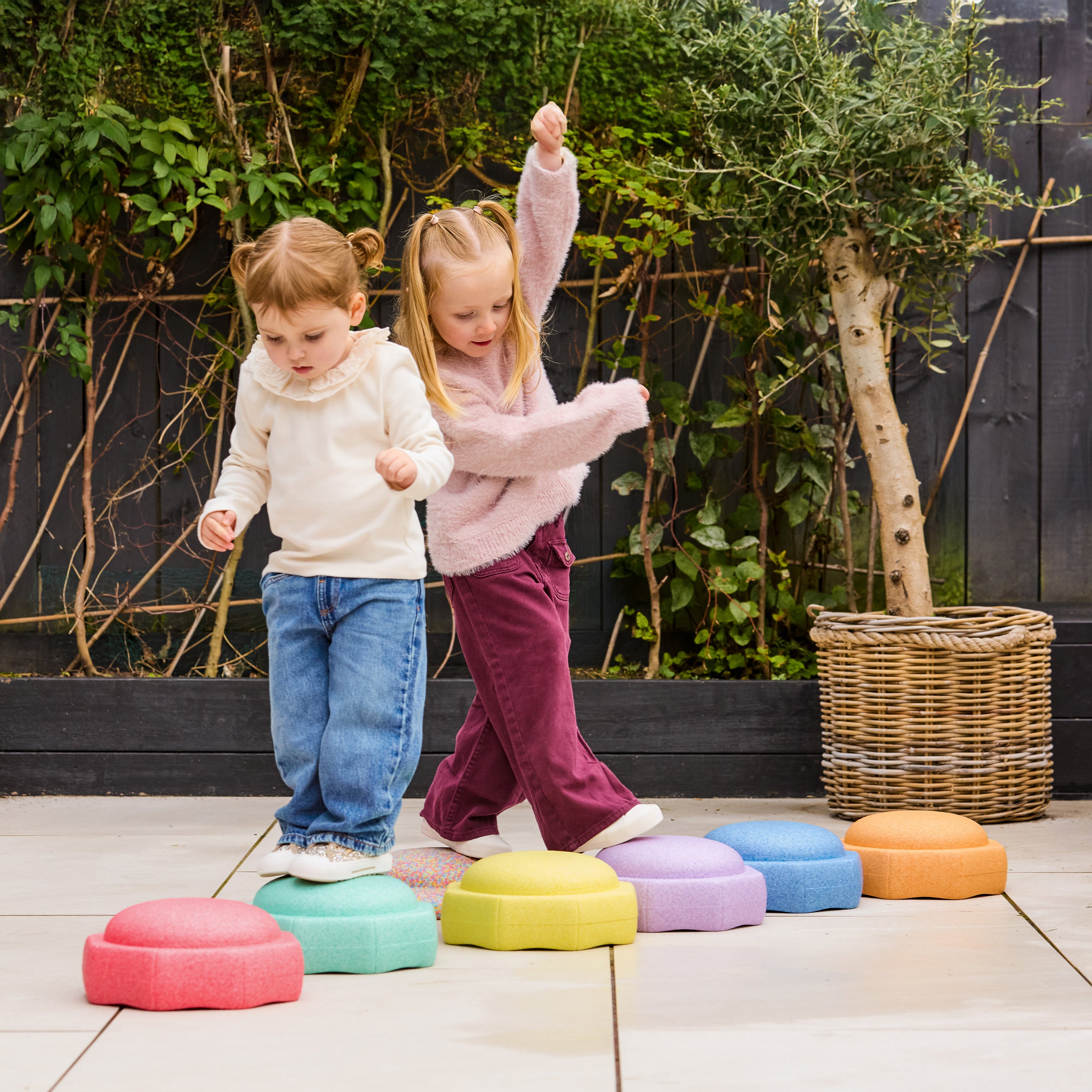 StepPebbles and FREE Balance Board | Pastel