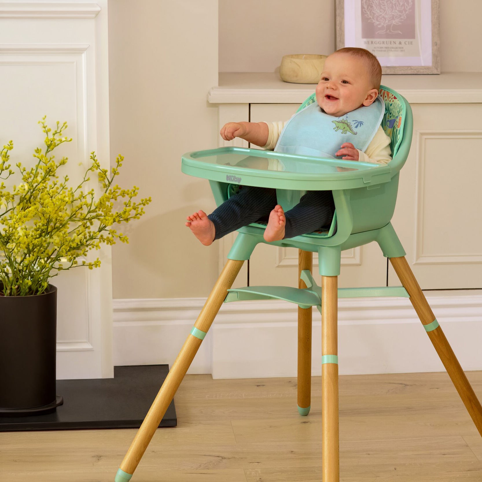 4-in-1 Multi-Use High Chair | Green Garden