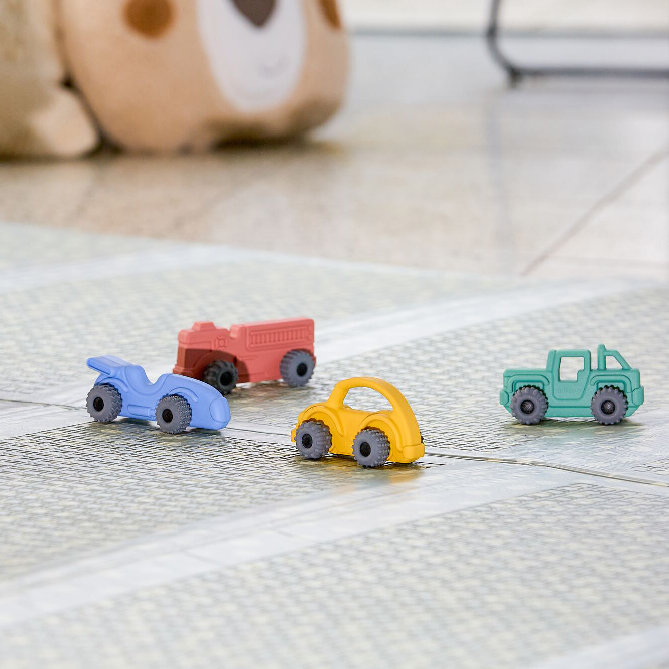 Silicone Vehicle Teether Toy | Fire Engine